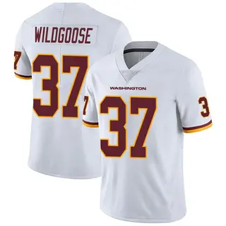 Men's Rachad Wildgoose Washington Commanders No.37 Game Jersey - White